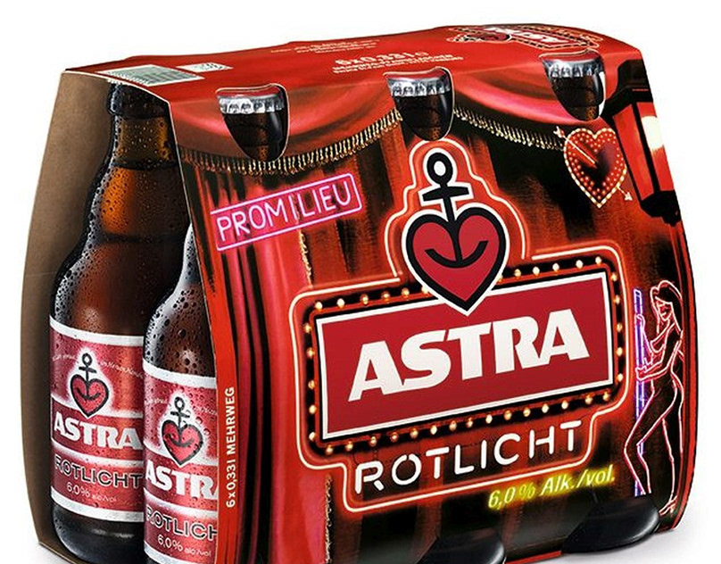 Astra Rotlicht - Relaunch Packaging.