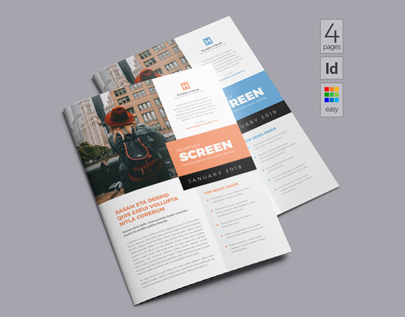 Newsletter, Case Study and Annual Report Design