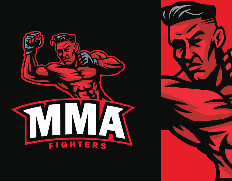 MMA Fighter Logo Design