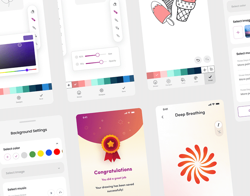 Mobile app design | UIUX
