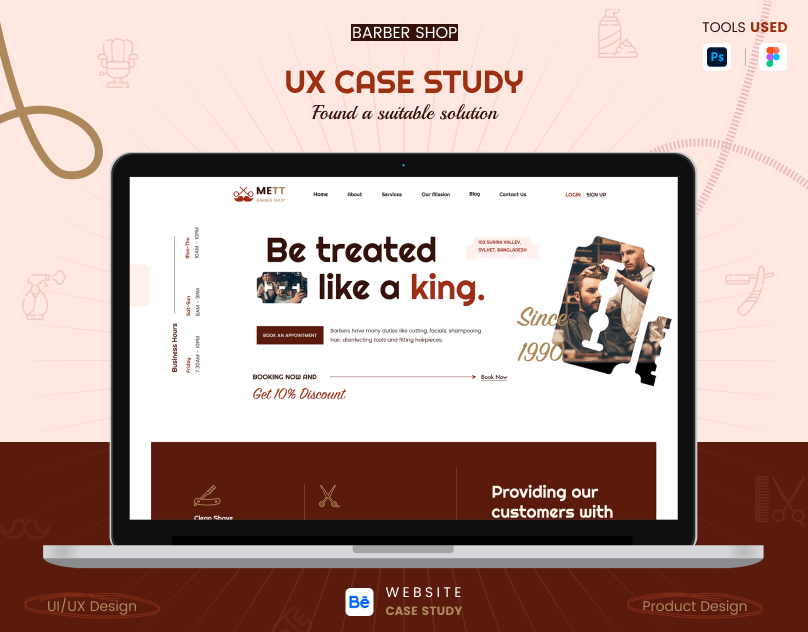 UI UX design for engaging websites and landing pages