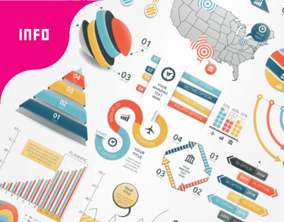 Infographic Elements Bundle (3 in 1) on Behance