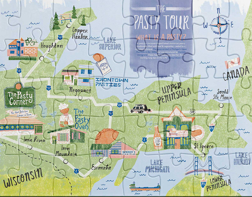 Illustrated Maps | For cities, states, countries, events, & more