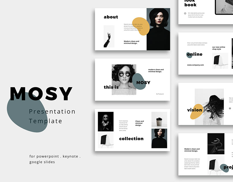MOSY - Modern & Stylish Presentation Template