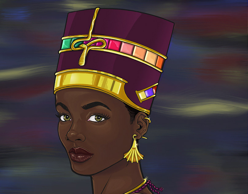 Nefertiti Egyptian Queen.