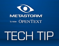 VIdeo - Metastorm Tech Tip Intro