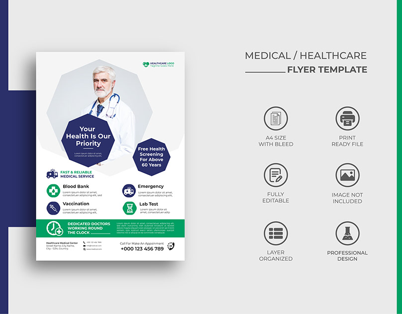 Flyer Design or Social Media Post for Medical or Health Service