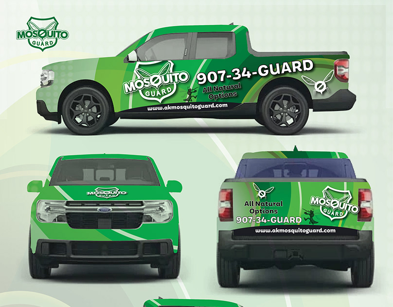 I will design vehicle wrap or car magnet