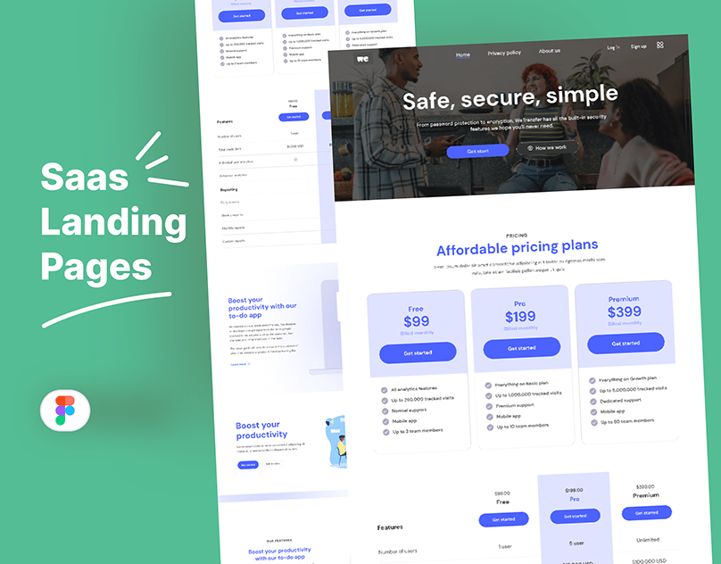 Landing Page Design in Figma