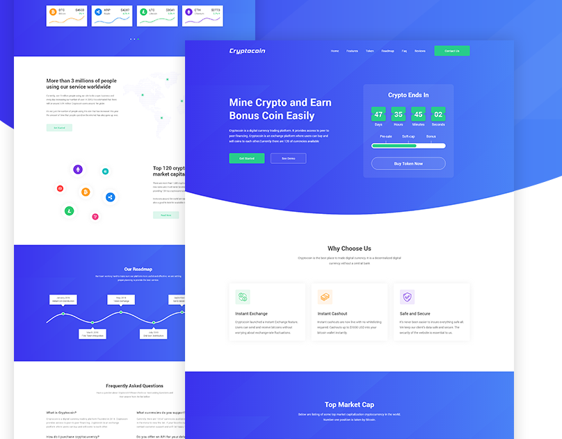 Design Website Home Page, Landing Page in XD or Figma