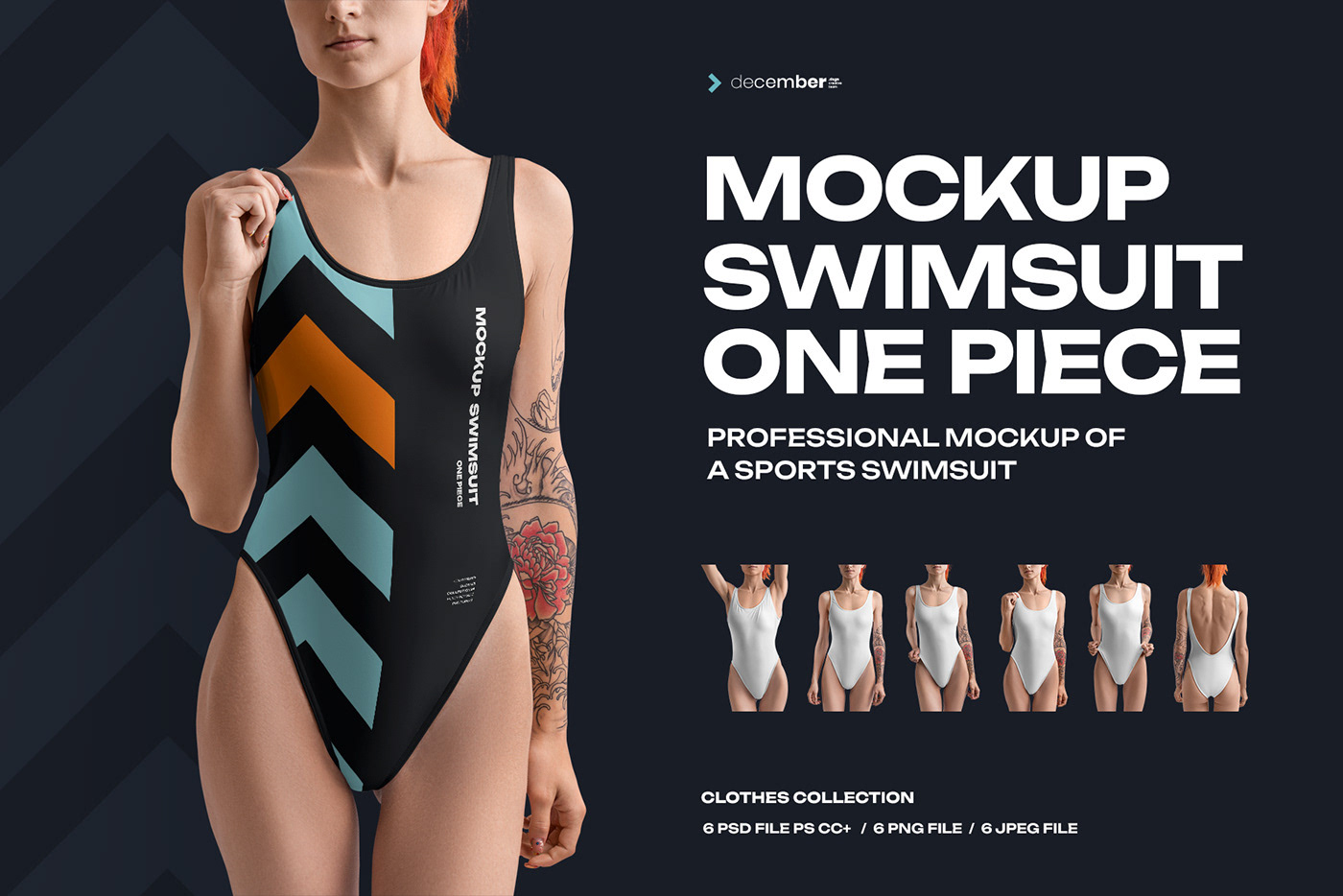 Free Swimsuit Mockup rendition image