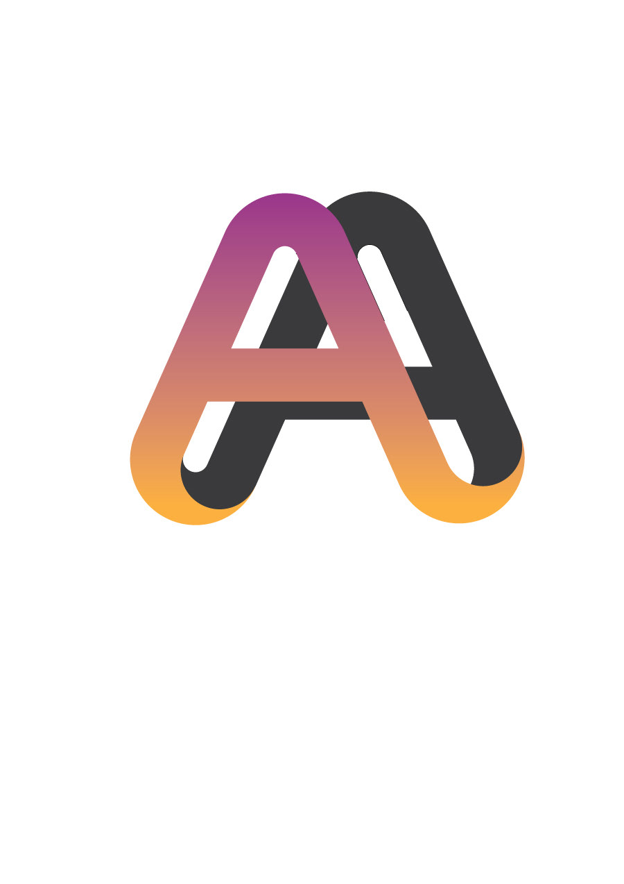 A- Logo Design rendition image