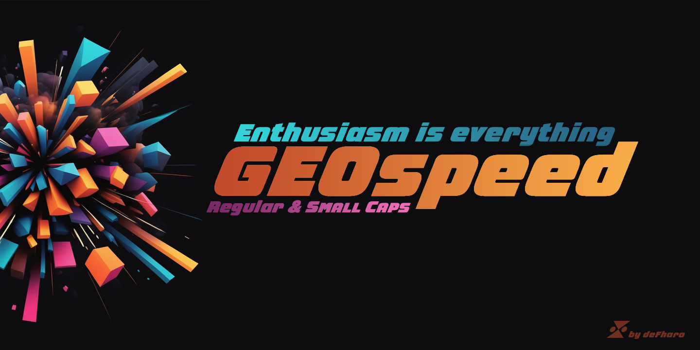GEOspeed Small Caps rendition image