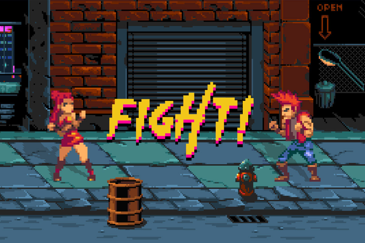 Fight rendition image