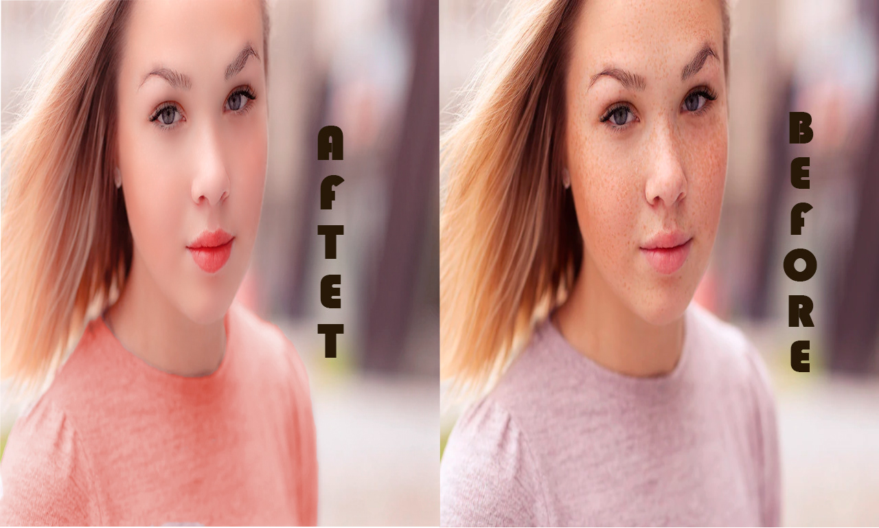 High end photo retouch rendition image