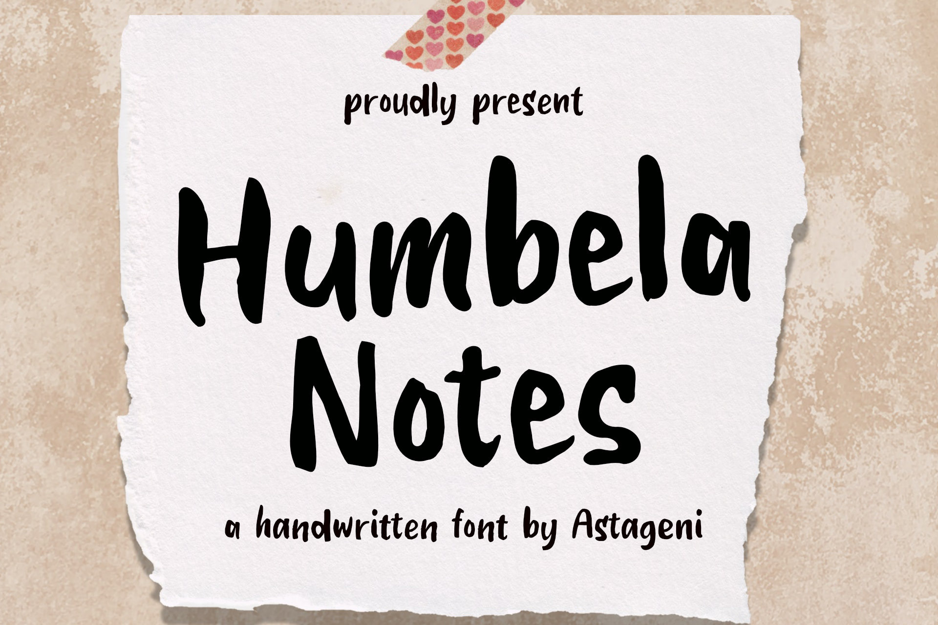 Humbela Notes rendition image