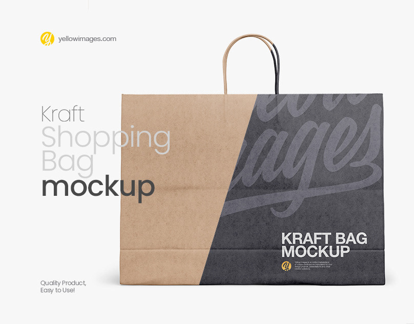 Download 12 Kraft Purse W Label Mockup Branding Mockups Yellowimages Mockups