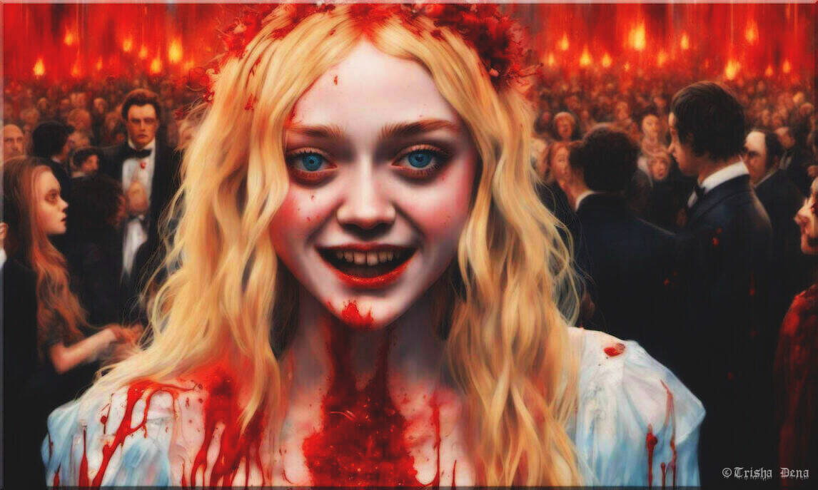 Dakota Fanning- A Great Face For Bloody Horror rendition image