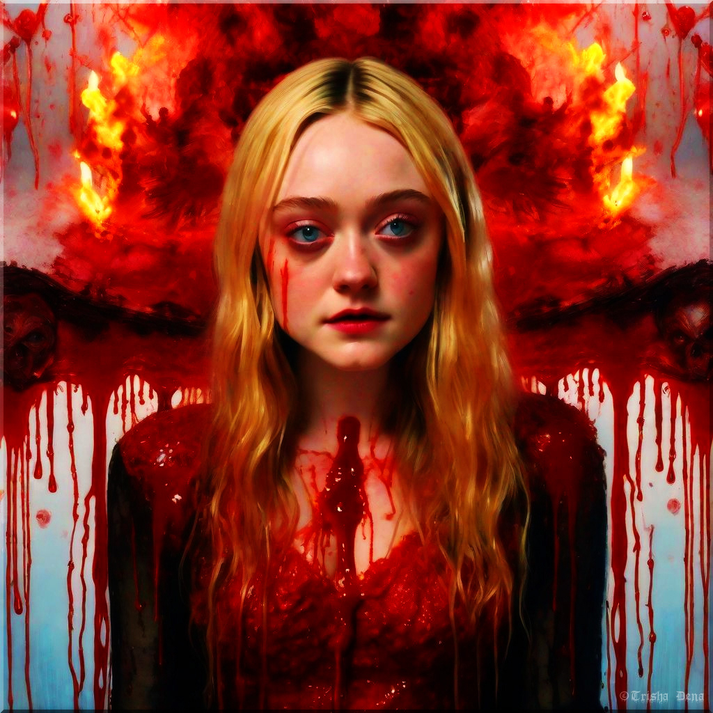 Dakota Fanning-A Great Face For Bloody Horror 4 rendition image