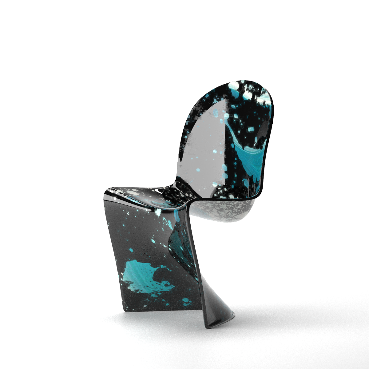 Cosmic chair rendition image