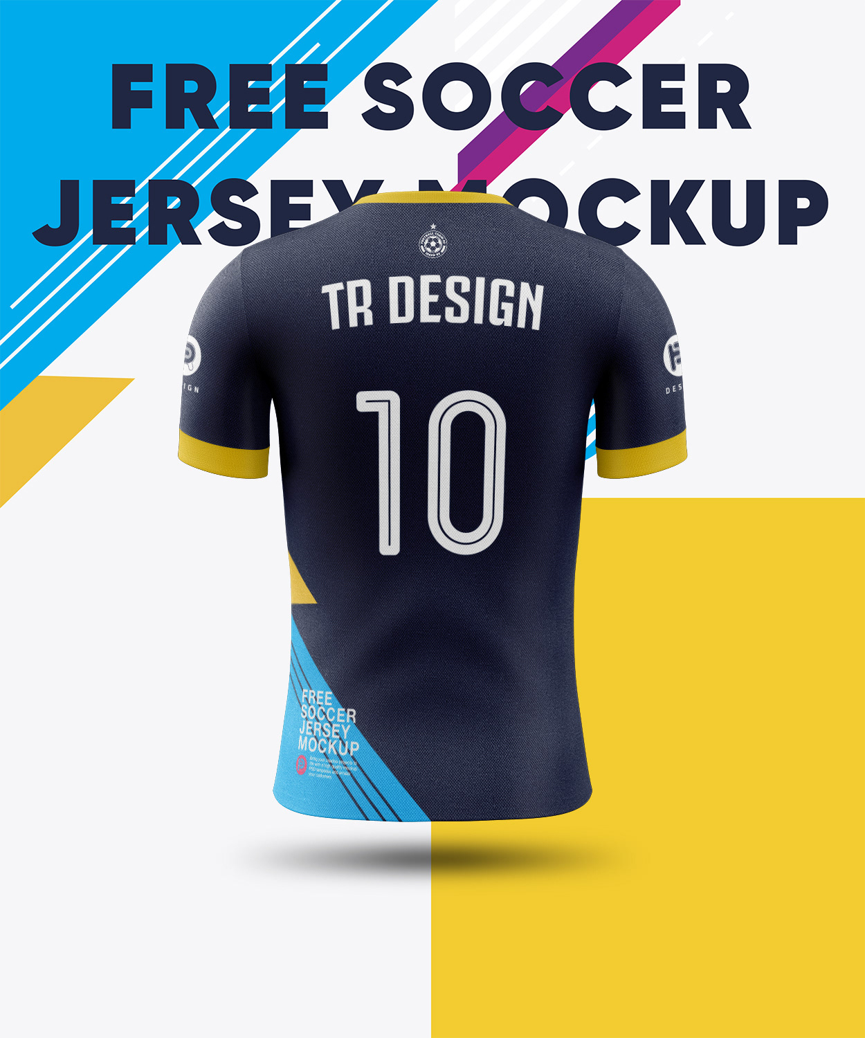 Download Football Jersey Soccer Jersey Mockup - Free PSD Mockups ...