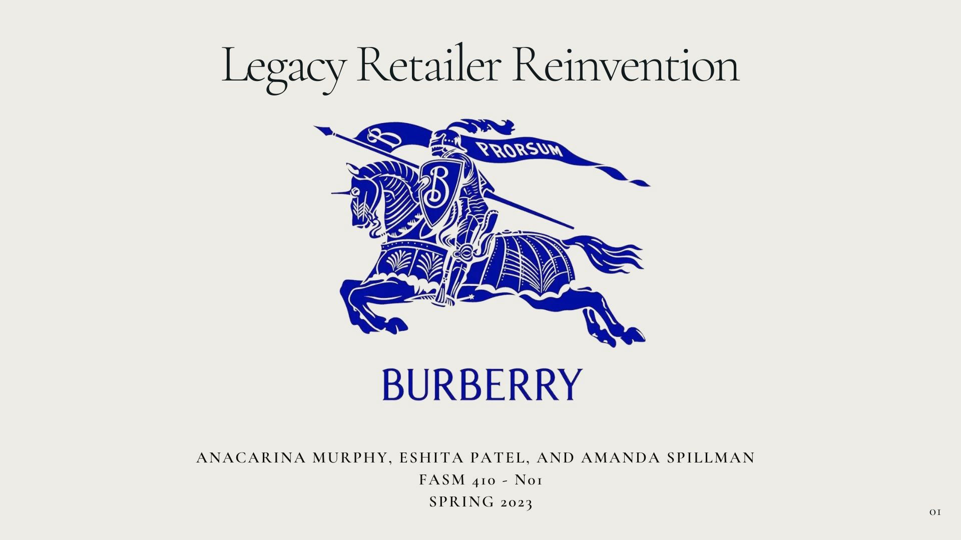 Legacy Retailer Reinvention - Burberry rendition image