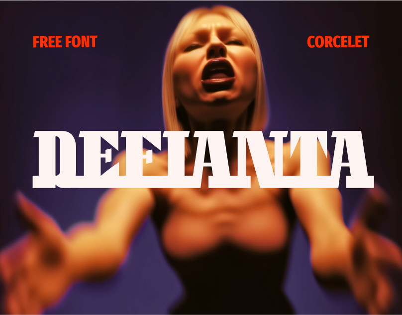 DEFIANTA - Free Slab Serif Font rendition image