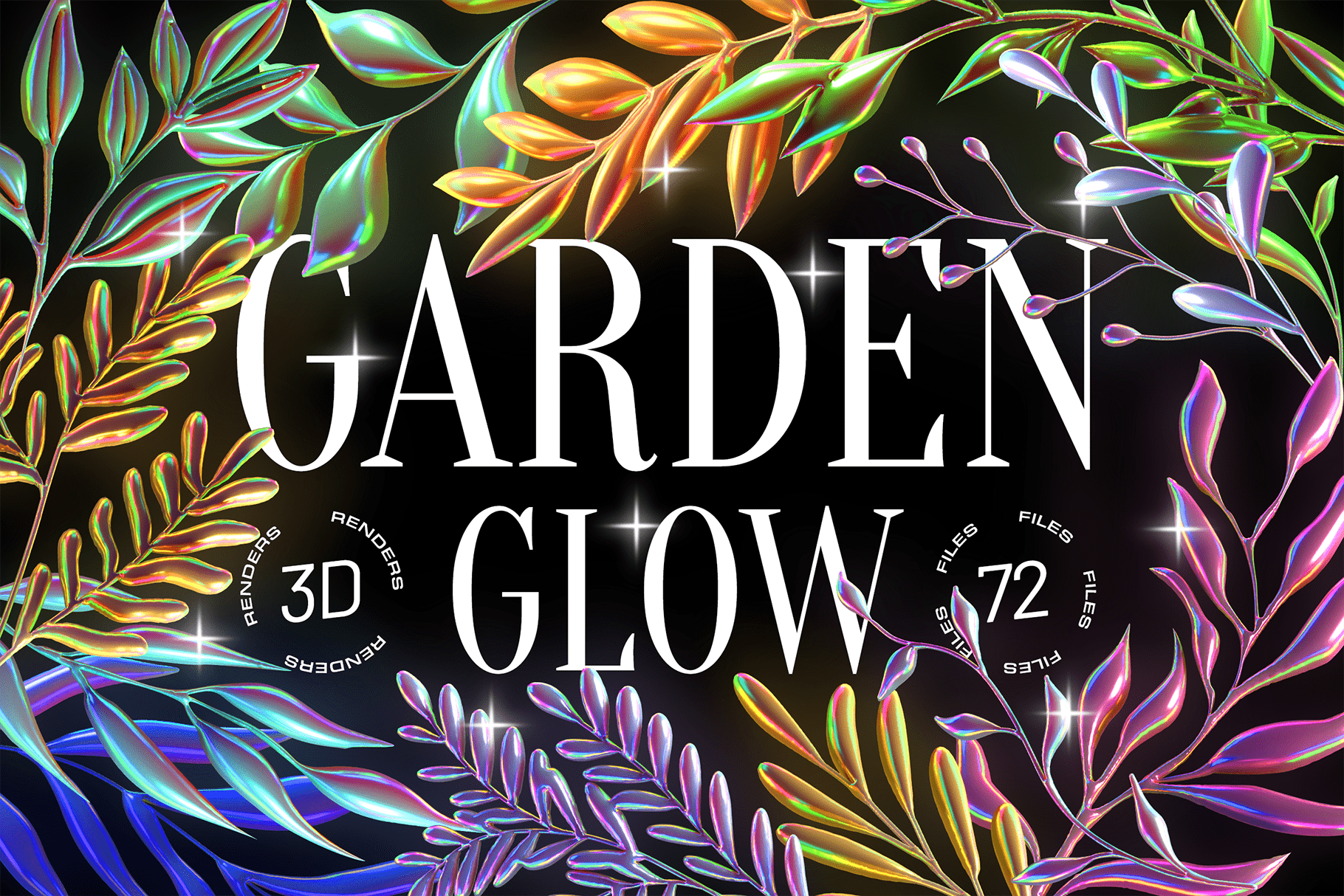 DOWNLOAD - 3D Garden Glow by Designessense rendition image
