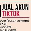 Jual Akun Tiktok Murah 的個人檔案